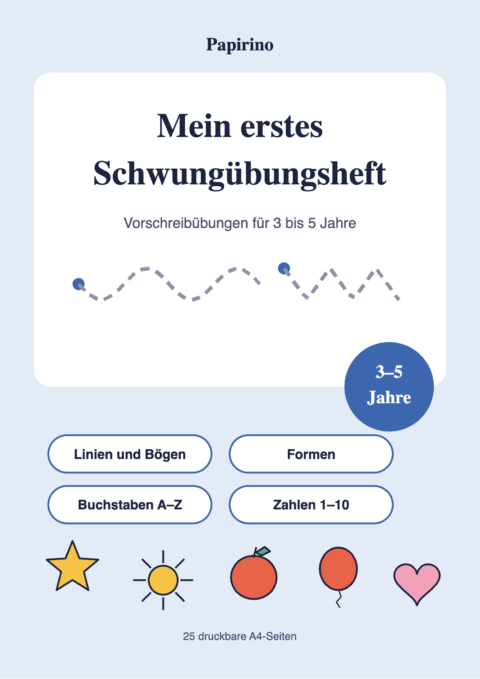 Titelseite von Mein erstes Schwungübungsheft