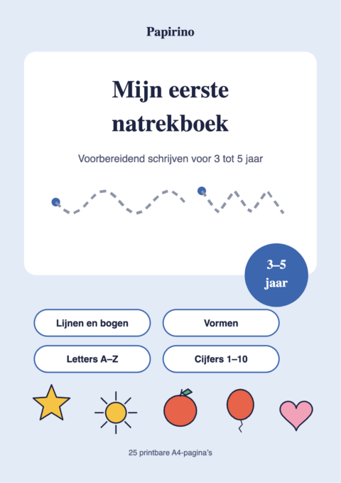Voorkant van Mijn eerste natrekboek
